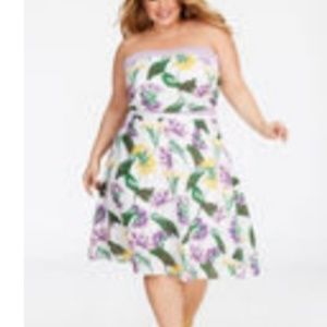 Ashley Stewart strapless dress